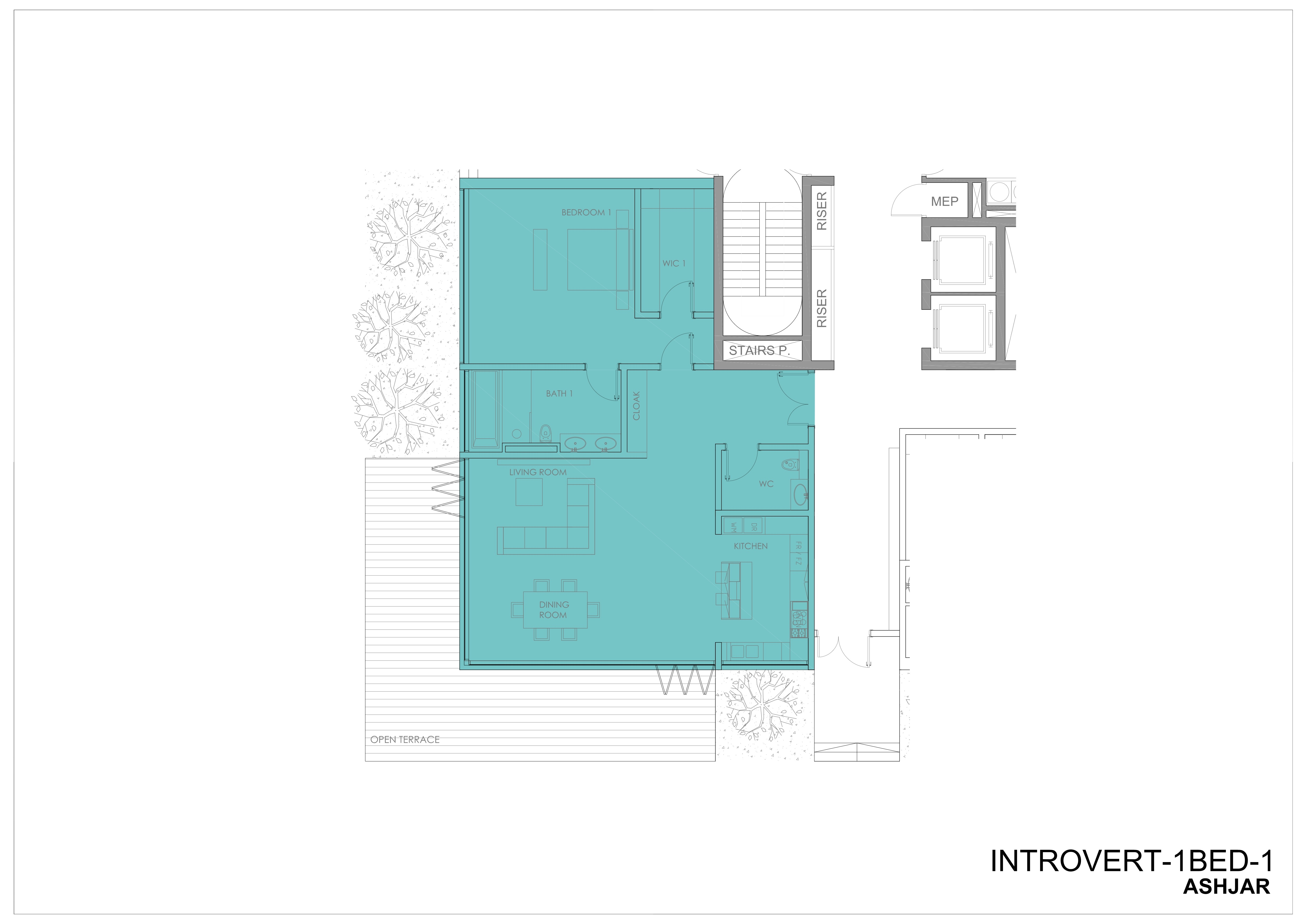 Type  INTROVERT-A Floor Plan_copy